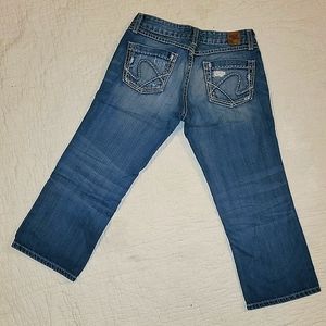 BKE denim cropped jeans